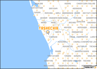 map of Ta-she-chia