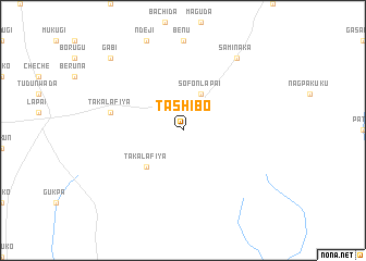 map of Tashibo