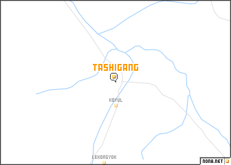 map of Tāshigang