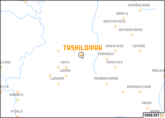 map of Tashi Loipaw