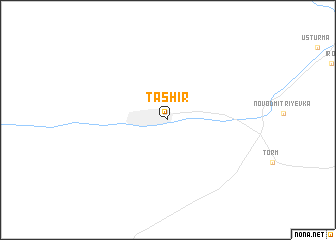 map of Tashir