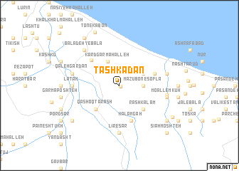 map of Tashkadan