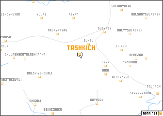 map of Tashkich