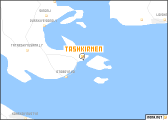 map of Tashkirmen\