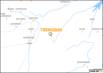 map of Tash-Kuduk