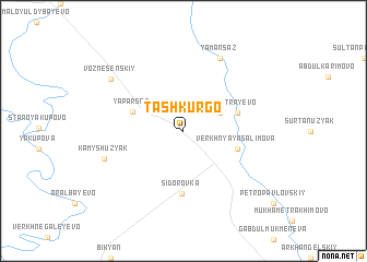 map of Tashkurgo