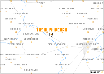 map of Tashly-Kipchak