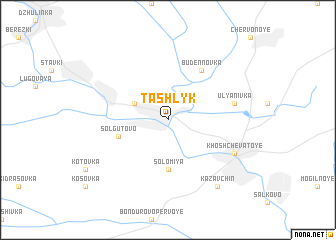 map of Tashlyk