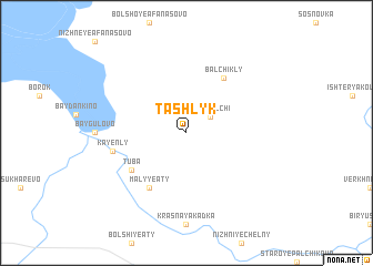 map of Tashlyk