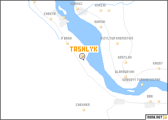 map of Tashlyk