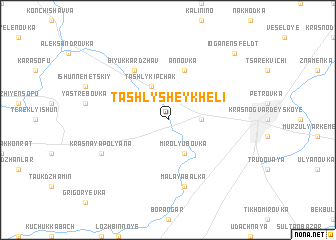map of Tashly-Sheykh-Eli