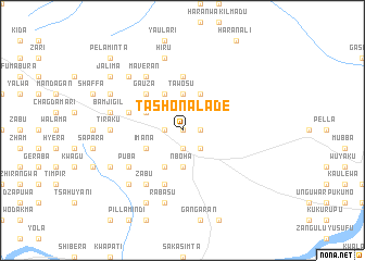 map of Tashon Alade