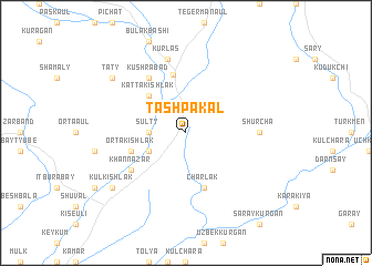 map of Tash-Pakal