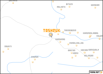 map of Tashrūk