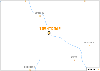 map of Tashtanje