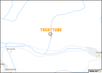 map of Tash-Tyube