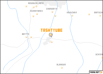 map of Tash-Tyube