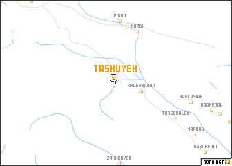 map of Tashūyeh