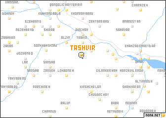 map of Tashvīr