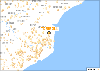 map of Tasibalu