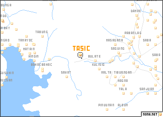 map of Tasic