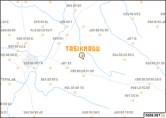 map of Tasikmadu