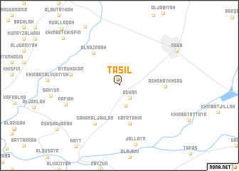 map of Tasīl