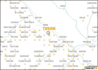map of Ta Sinh