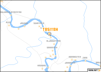 map of Ţa‘sīyah