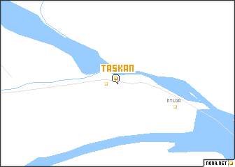 map of Taskan