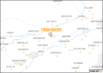 map of Taskisken