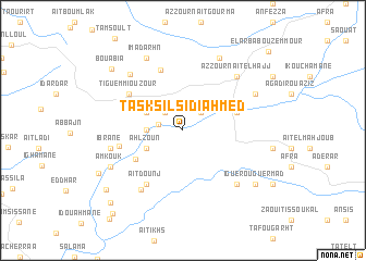 map of Tasksil Sidi Ahmed