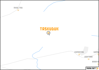 map of Tas-Kuduk