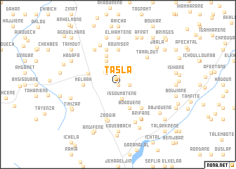 map of Tasla