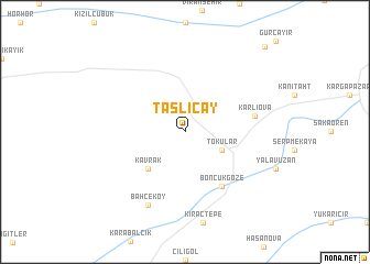 map of Taşlıçay