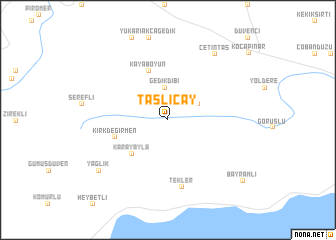 map of Taşlıçay