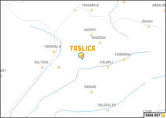 map of Taşlıca