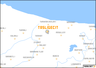 map of Taşlıgeçit