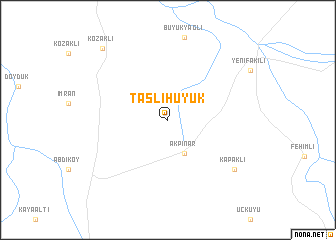 map of Taşlıhüyük