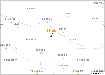 map of Taşlı