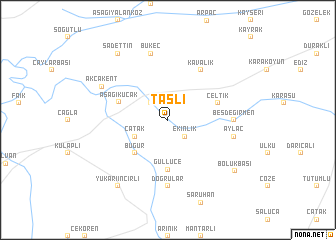 map of Taşlı