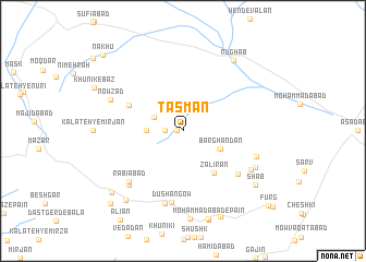 map of Tasmān