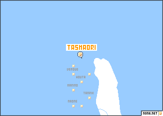 map of Tasmaori