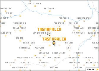 map of Tasnapalca