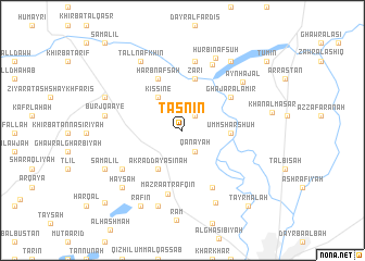 map of Tasnīn