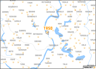 map of Taso