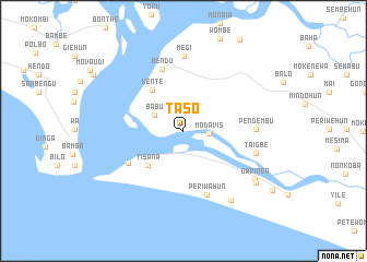 map of Taso