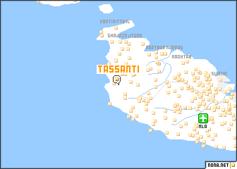 map of Tas-Santi