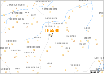 map of Tassan