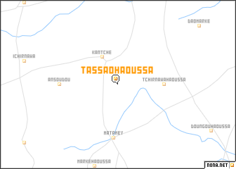 map of Tassao Haoussa